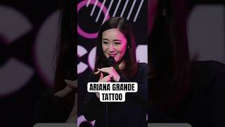 Ariana Grande Accidental Tattoo🥘 standup comedy arianagrande tattoo jokes funny shorts [upl. by Davison]