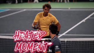 Vintage Nadal vs Djokovic TENSE Exchange [upl. by Kimmel172]