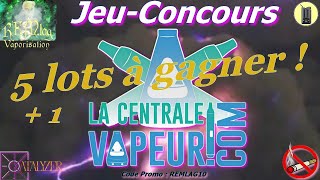 5 Lots De Vaporisation JeuConcours Chaîne REMlagVape [upl. by Fortunato]