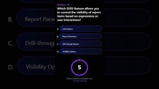 Which SSRS feature allows you to control the visibility of report items based on expressions or user [upl. by Towill102]