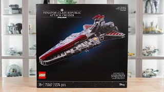 LEGO Star Wars 75367 UCS VENATORCLASS REPUBLIC ATTACK CRUISER Review 2023 [upl. by Giacamo]