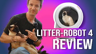 LITTERROBOT 4 REVIEW This SelfCleaning Litter Box for Cats Is Epic [upl. by Annahtur]