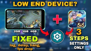 Mobile Legends BEST SETTING SETUP to Fix Lag Delay Hang and FPS Drop  Best for Low End Devices [upl. by Sama]