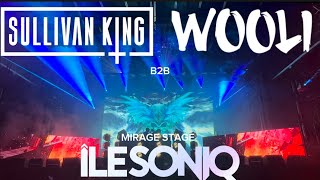 SULLIVAN KING B2B WOOLI 🎸🦣 IN îLESONIQ 2023 DAY 2 MIRAGE STAGE  DROP ONLY ‼️ [upl. by Ativak]