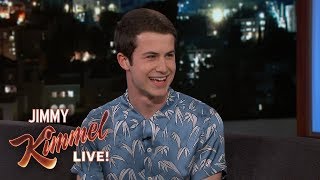 Dylan Minnette on 13 Reasons Why High School amp Looking Like Jimmy Kimmel [upl. by Namyac]