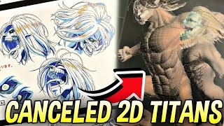 WHY MAPPA DIDNT USE 2D TITANS in Attack On Titan Season 4 [upl. by Debbee]