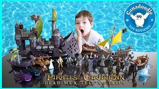 THE ENTIRE Disney Pirates Dead Man Tell No Tells Toy Collection Pirates of the Caribbean kid toys [upl. by Flint]