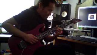 Herman Li  Quick Improvised Guitar Solo for Strings On Fire [upl. by Stillman31]