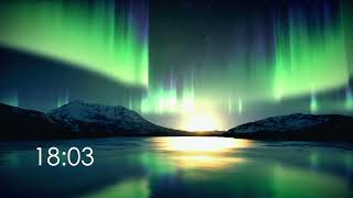 Aurora Borealis chillhop  northern lights 💜 lofi music mix countdown pomodoro timer 📚 255 study [upl. by Naharba]