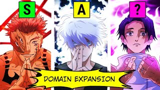 I Ranked Each Domain Expansion in Jujutsu Kaisen… Here’s the Best [upl. by Noraj557]