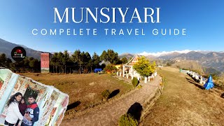 Munsiyari A Journey into the Himalayan Paradise  Travel Guide  Pithoragarh [upl. by Enowtna]