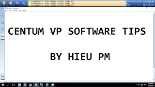 DCS Yokogawa Centum VP Backup and Restore License [upl. by Eniamreg]