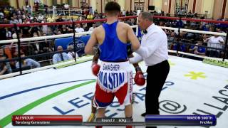 Haringey Box Cup Live Finals  Ali Srour v Mason Smith [upl. by Ralleigh227]