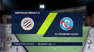 Montpellier vs RC Strasbourg 17092022 Ligue 1 FIFA 22 [upl. by Rekab249]