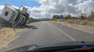 TG7 Basilicata News Incidente sulla Candela Foggia muore il conducente del TIR [upl. by Denis]