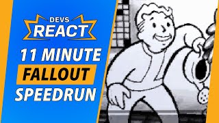 Original Fallout Developers React to 11 Minute Speedrun [upl. by Esoryram196]