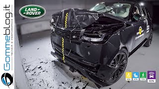 Range Rover 2023 CRASH TEST ⭐️ ⭐️ ⭐️ ⭐️ ⭐️ EuroNcap [upl. by Eimarrej]