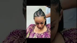 hairstyle ethiopia beauty salon ethiopianhairstyle [upl. by Onitnatsnoc]