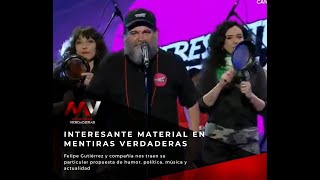 Interesante Material presenta su humor de actualidad en Mentiras Verdaderas [upl. by Wilden]