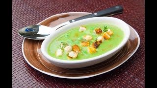 Erbsensuppe Rezept Video  How to Prepare fantastic Green Peas Soup [upl. by Onimod]