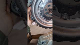 Diy flywheel holder automobile mechanic diy flywheel diesel shorts [upl. by Judah]