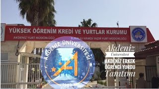 Akdeniz Üniversitesi Akdeniz Öğrenci Yurdu Tanıtımı [upl. by Petersen]