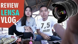 📸 LENSA WIDE TERMURAH CANON EOS M50  M10  M3 REVIEW 7Artisan FISHEYE 75 MM F28 Indonesia [upl. by Weider]