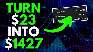 TURN 20 INTO 1400 WITH THIS SECRET OPTIONS STRATEGY EP 68 [upl. by Edsel]