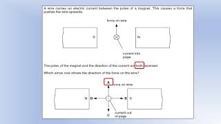 GCSE Physics Flemings Left Hand Rule Solutions [upl. by Leonora]