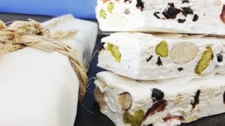 Nougat Candy Recipe How To Cook That by Ann Reardon [upl. by Zildjian]