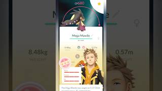 100 IV Mawile Mega Evolution  Pokemon Go pokemon pokemongo mawile megapokemon megamawile [upl. by Cirdes]