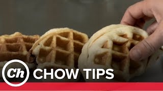 4 Quick Desserts to Make in Your Waffle Maker  CHOW Tip [upl. by Veno]