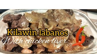 🧑‍🍳kilawin Labanos recipe with chicken liverRadish recipe [upl. by Helprin]