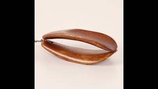 wooden shoe horn Wholesale stainless steel short small shoehorn [upl. by Itsur]