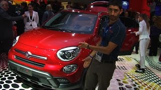 Fiat 500X al Salone di Parigi 2014 [upl. by Dion246]