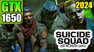 GTX 1650 Laptop  Suicide Squad Kill the Justice League 2024 [upl. by Tiloine]