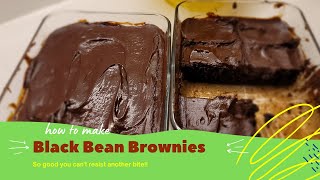 Make a Vegan Black Bean Brownie with a Chocolate Peanut Butter Ganache [upl. by Laughlin]