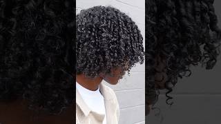 Loose Finger Coils Tutorial afro curls curlyhair hair naturalhair curly blackhair hairstyle [upl. by Bridwell]