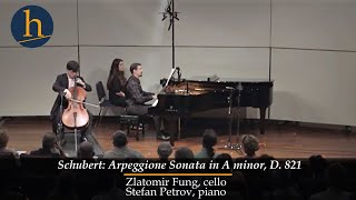 Schubert Arpeggione Sonata in A minor D 821  Zlatomir Fung cello Stefan Petrov piano [upl. by Hoon]