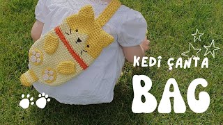 Tığ İşi Çanta Yapılışı  Crochet Bag Tutorial [upl. by Atalee]