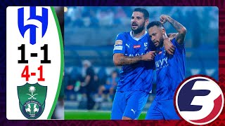 FULL MATCH HIGHLIGHTS  AlHilal vs AlAhli 11 pen 41 All Goals  Pen Saves  Saudi Super Cup [upl. by Ardyce]