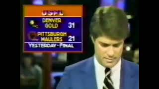 1984414 Denver Gold  Pittsburgh Maulers Highlights USFL Week 8 [upl. by Arekahs]