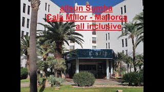 Hotel allsun Sumba  Cala Millor  Mallorca  DZ seitlicher Meerblick  All Inclusive [upl. by Ellerrehs]