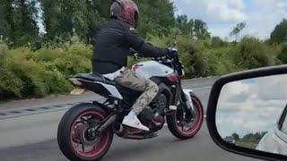 Epic Surprise My Brothers First Ride on His New FZ09 Motorcycle Unbelievable Reactions [upl. by Eleira]