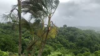 TEMPÊTE ERNESTO EFFETS SUR LA MARTINIQUE AVANT SON PASSAGE EN GUADELOUPE 13 août 2024 [upl. by Ehtyde]