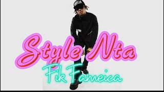 Style Nta Ntamivu  Fik Fameica Official C Video Latest Ugandan New Music 2023 [upl. by Ecam]