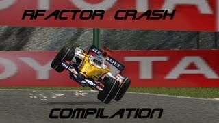 Crash Rfactor THE Ultimate Compilation [upl. by Hilario448]