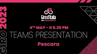 Giro d’Italia 2023 Opening Ceremony amp Teams Presentation [upl. by Romo768]