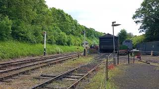 large praire arrives at Shackerstone station [upl. by Mehalick]