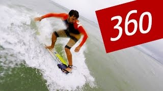 How to do a carving 360 surfing [upl. by Yasdnyl644]